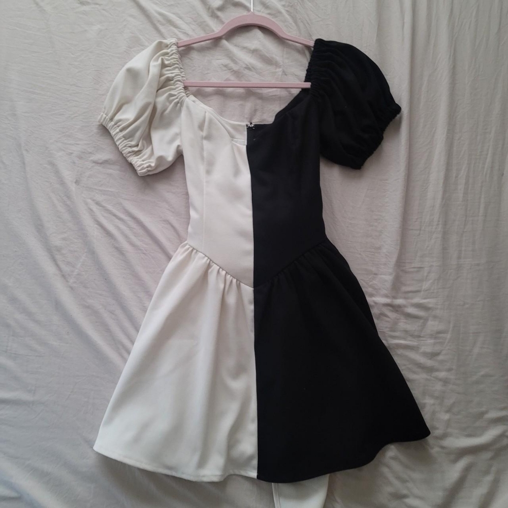 Sold. Fashion Brand Company Two Tone Mini Dress - Picture 2 of 4